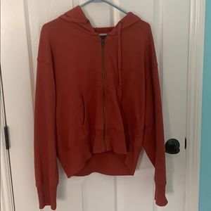 Coral Aerie Zip Up Jacket